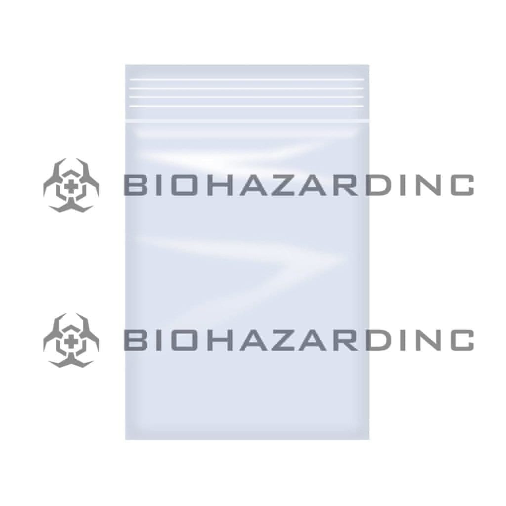Zip Lock | Plastic Zip Lock Baggies | 3" x 4" - Clear - 1000 Count Storage Bag Biohazard Inc   