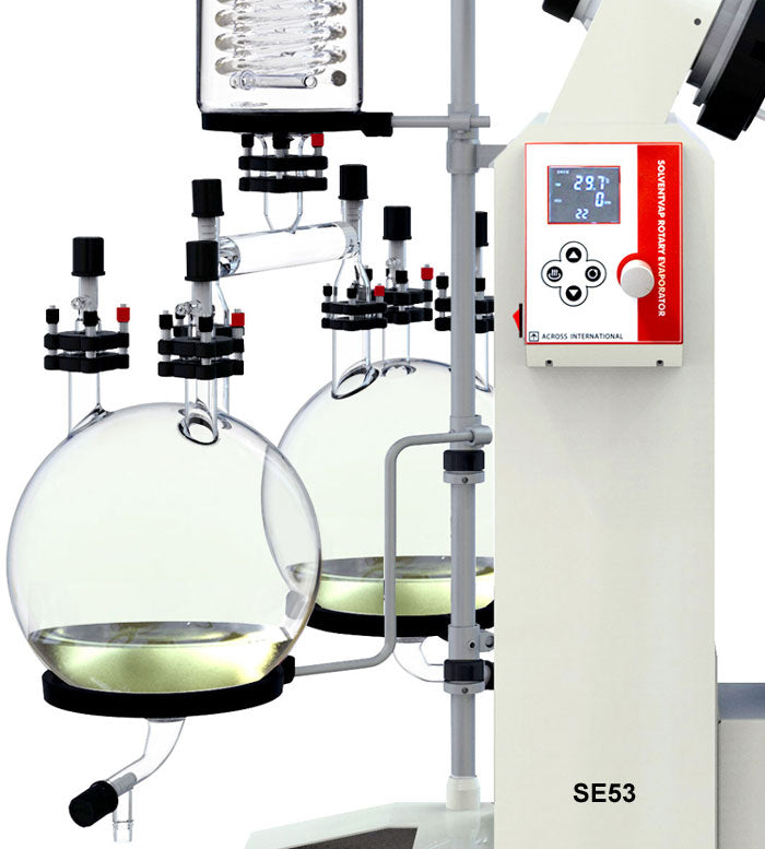 Across International | SolventVap 5.3-Gallon/20L Rotary Evaporator w/ Motorized Lift Scientific Accessories Biohazard Inc   