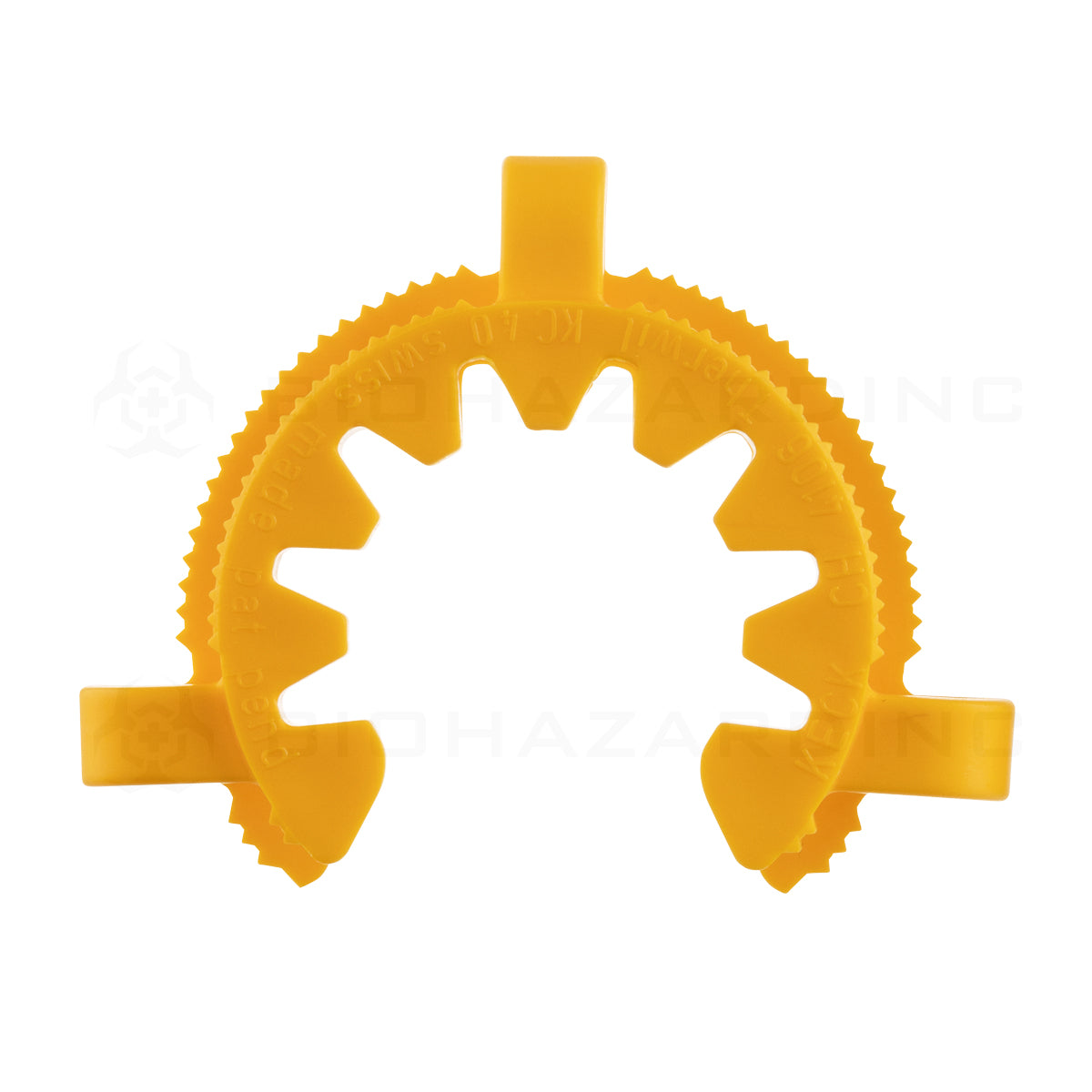 Keck Clips | for Conical Joints - 40mm | Yellow  Biohazard Inc   
