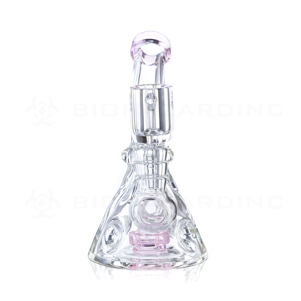 Dab Rig | Compact | 5" - 14mm - Assorted Colors Glass Dab Rig Biohazard Inc   