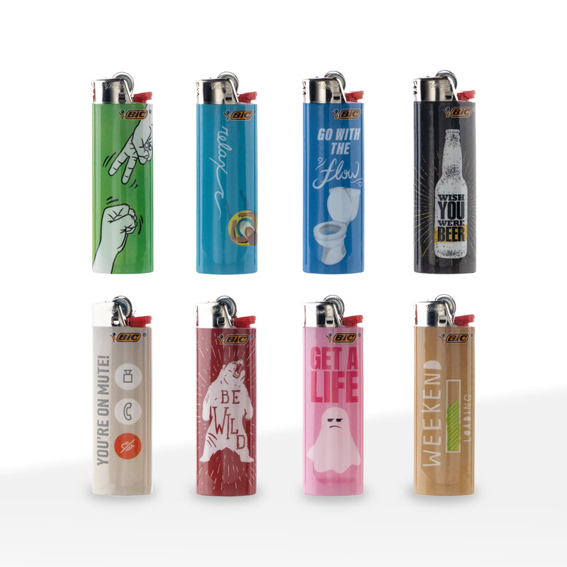 BIC® | 'Retail Display' Cutting Edge Special Edition Lighters | 50 Count Lighters BIC   