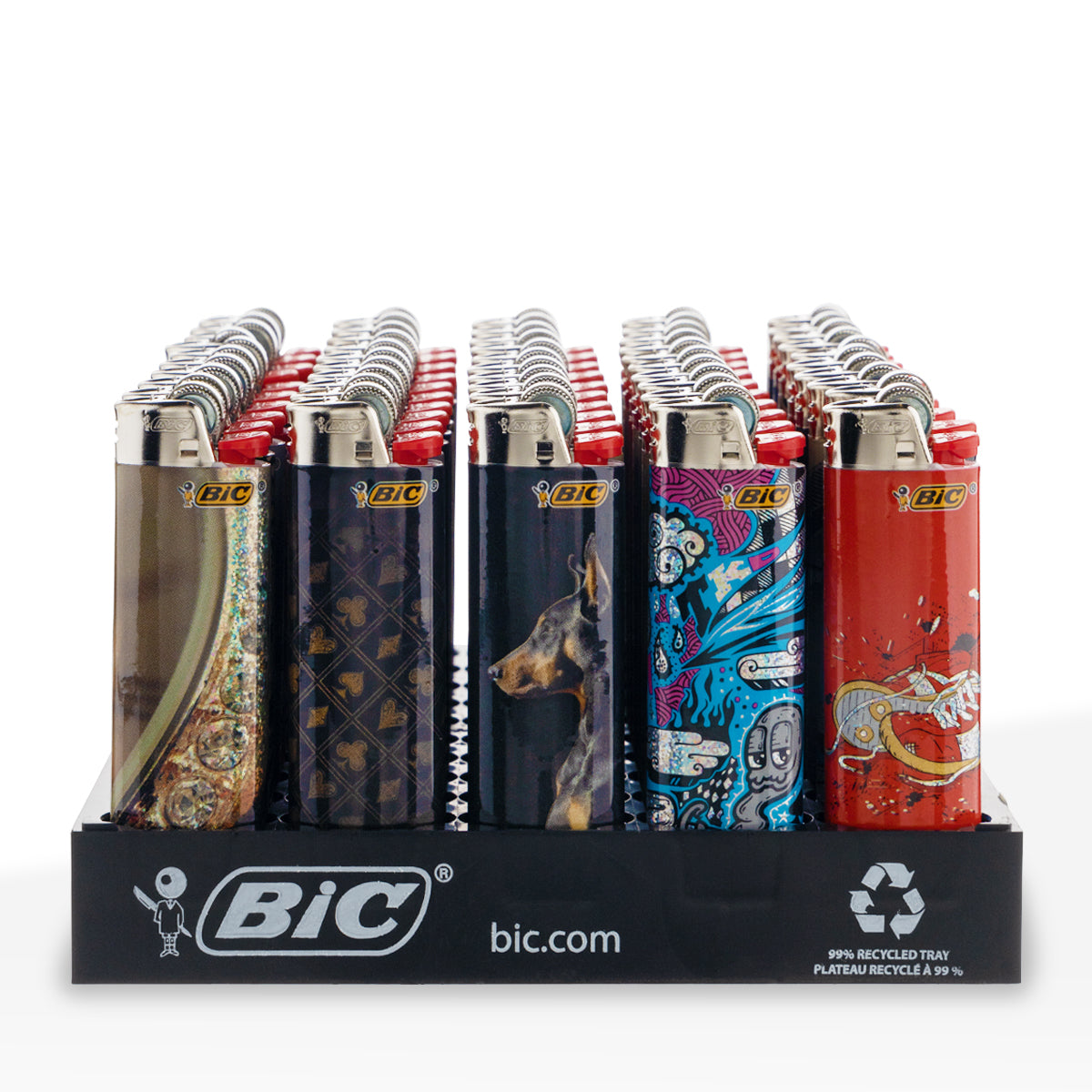 BIC® | 'Retail Display' Hip Nation Special Edition Lighters | 50 Count Lighters BIC   