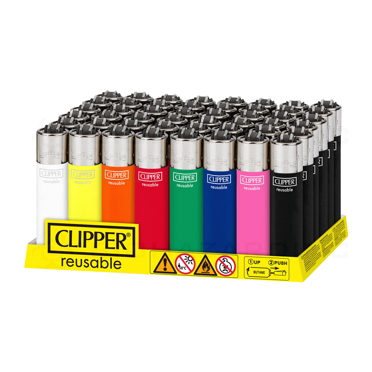Clipper® | 'Retail Display' New Solid Lighters | 48 Count Lighters Clipper   