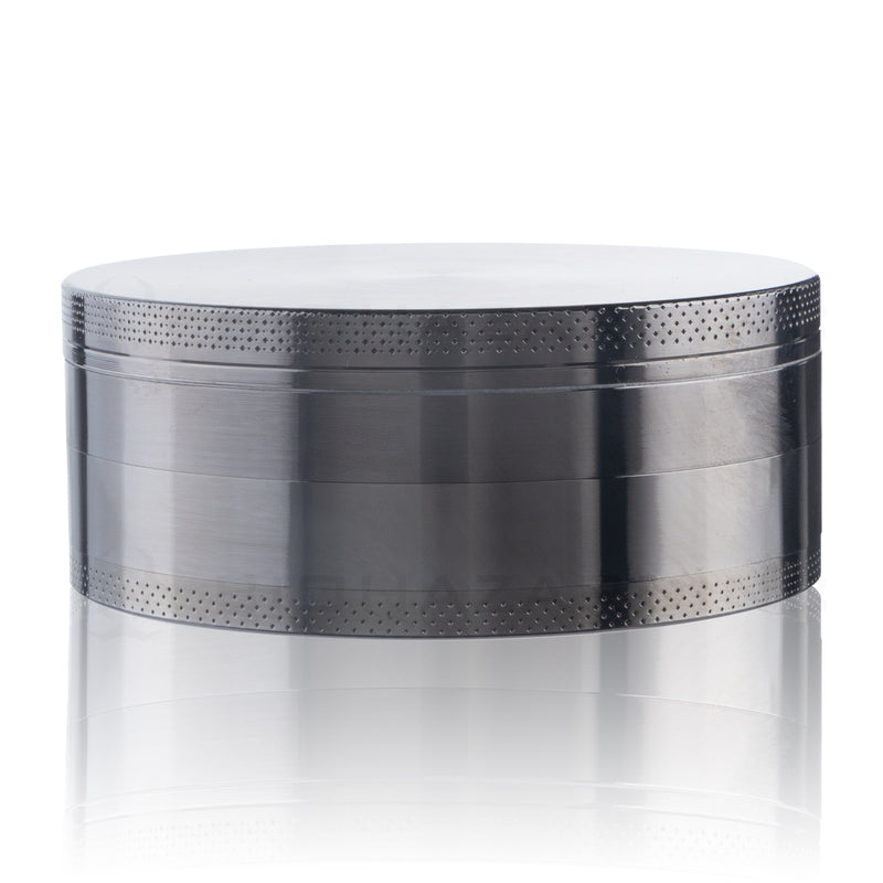 Green Monkey | Capuchin Magnetic Metal Grinder | 4 Piece - 100mm - Various Colors Metal Grinder Green Monkey Gun Metal  