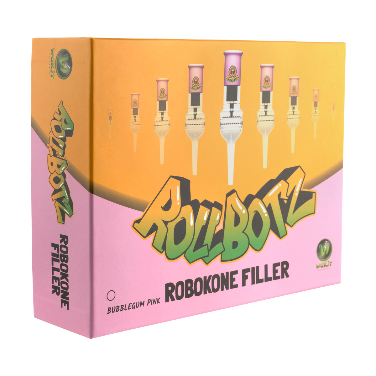 RollBotz | Grinder and Cone Filler |  3 Piece - 75mm - Various Colors Grinder Biohazard Inc   