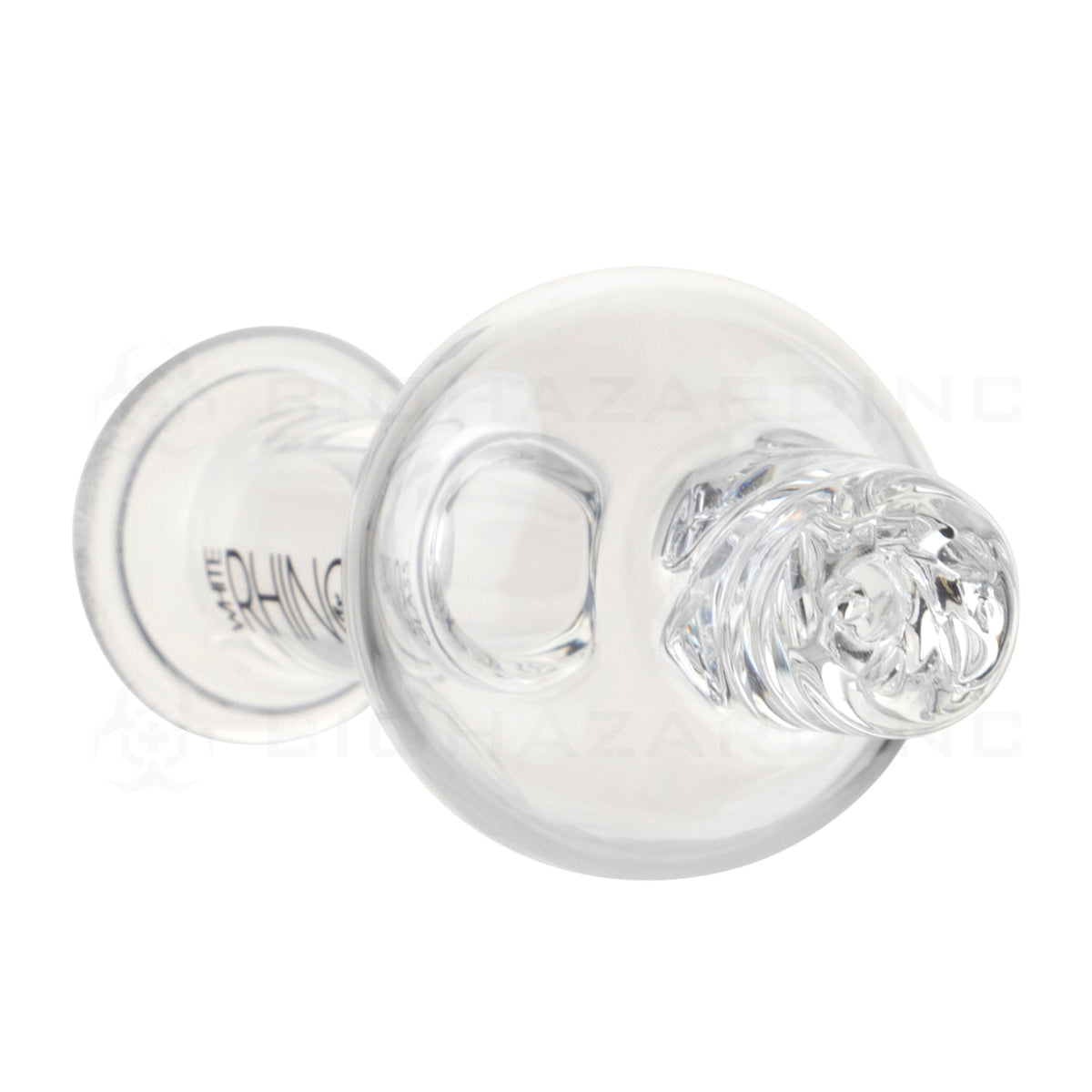 White Rhino | Glass Spinner Cap | 15 Count Carb Cap Biohazard Inc   