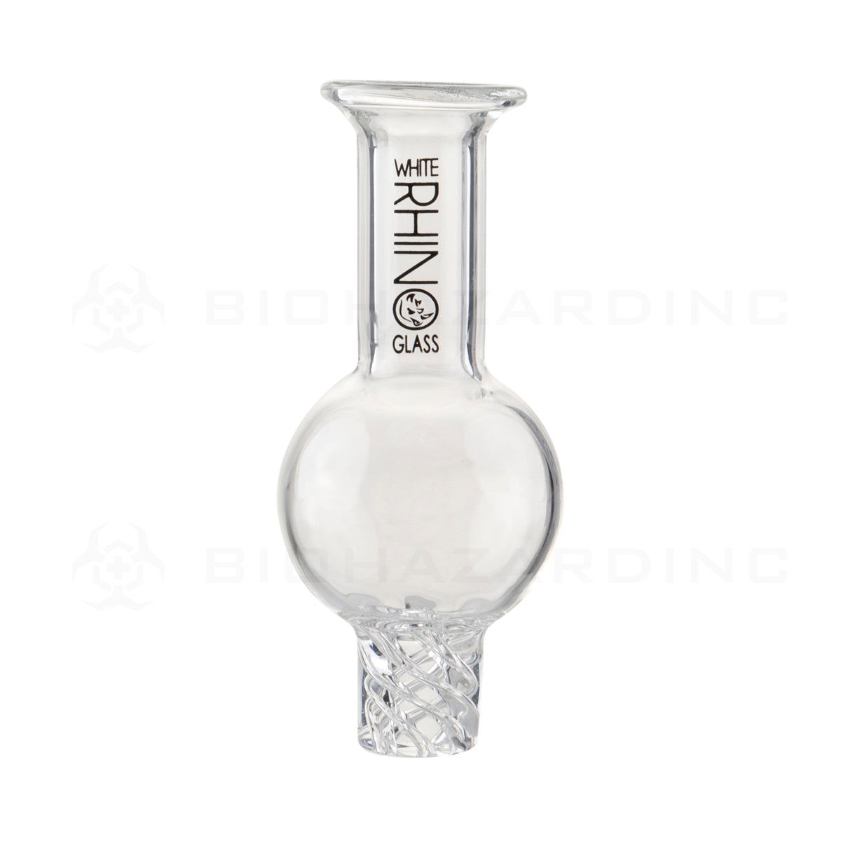 White Rhino | Glass Spinner Cap | 15 Count Carb Cap Biohazard Inc   
