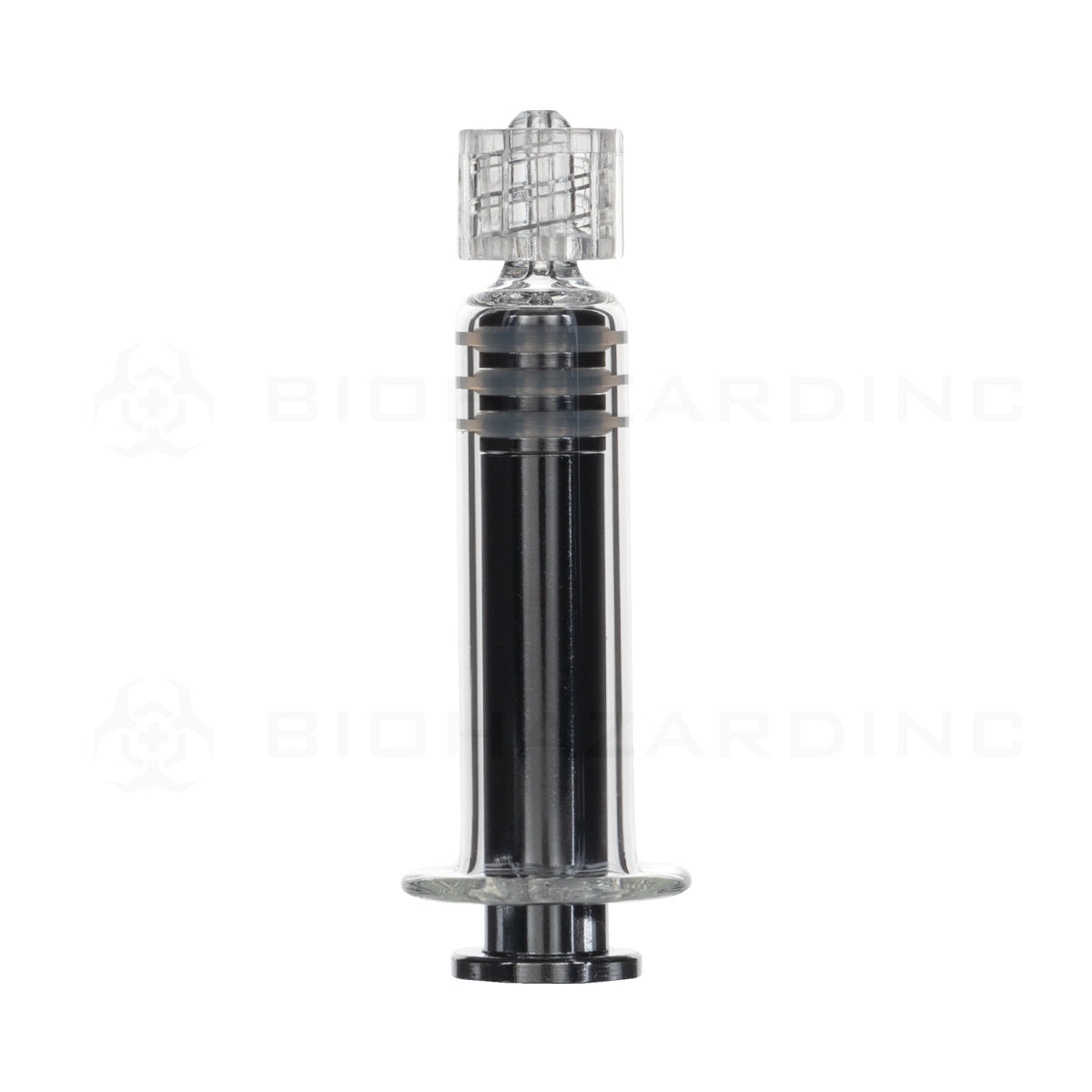 Luer Lock | Concentrate Glass Syringe w/ Metal Plunger | 1mL - 100 Count Syringe Biohazard Inc   
