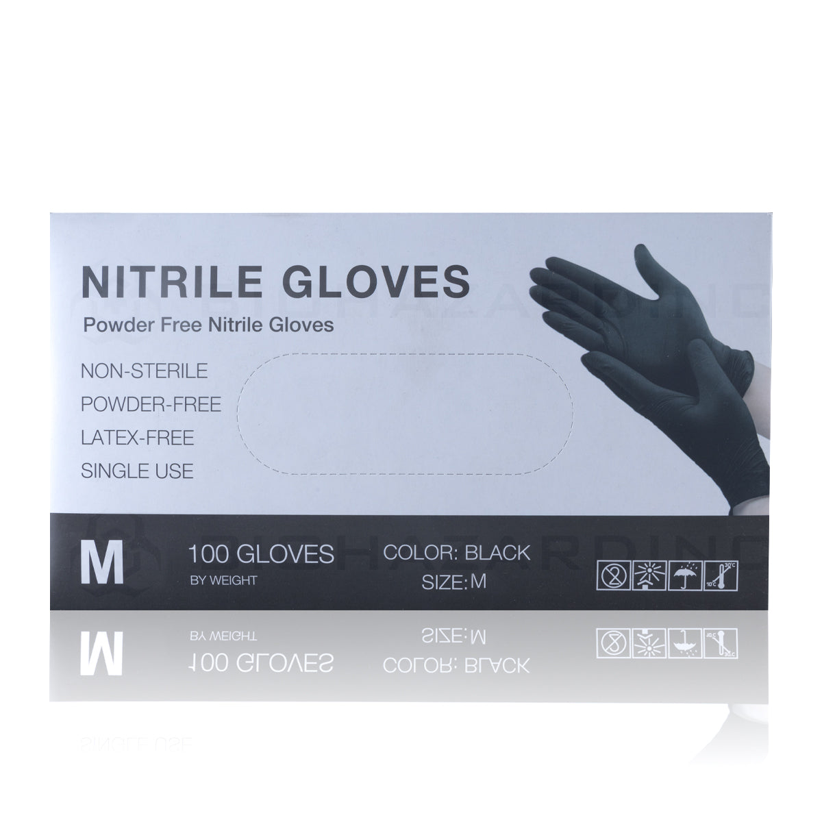 Gloves | Nitrile Disposable Gloves | Various Sizes Gloves Biohazard Inc Medium - 100 Count  