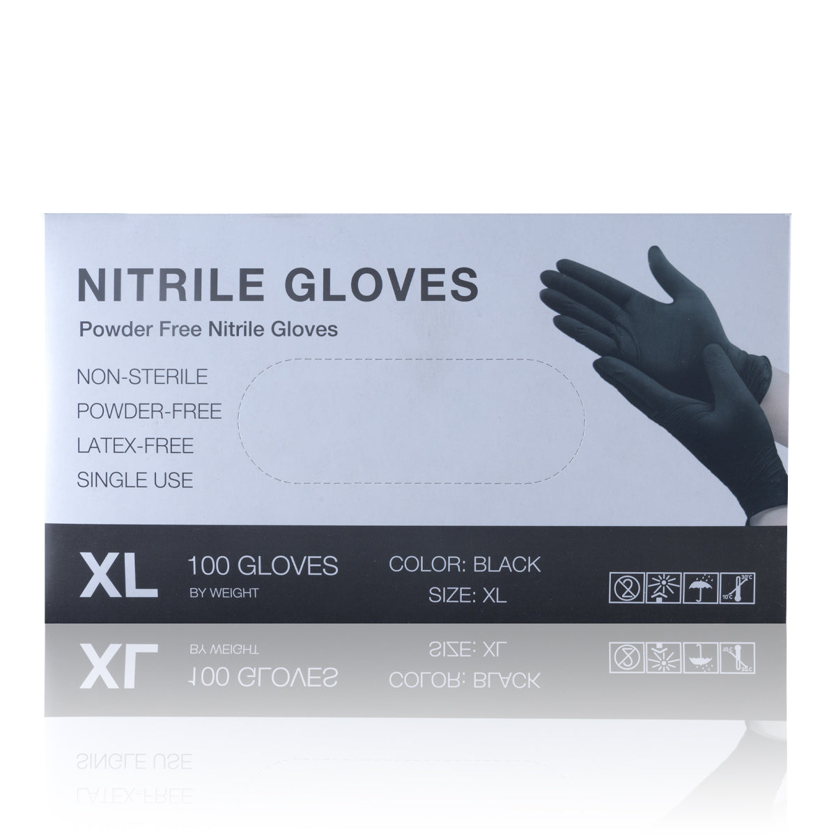 Gloves | Nitrile Disposable Gloves | Various Sizes Gloves Biohazard Inc Extra Large - 100 Count  