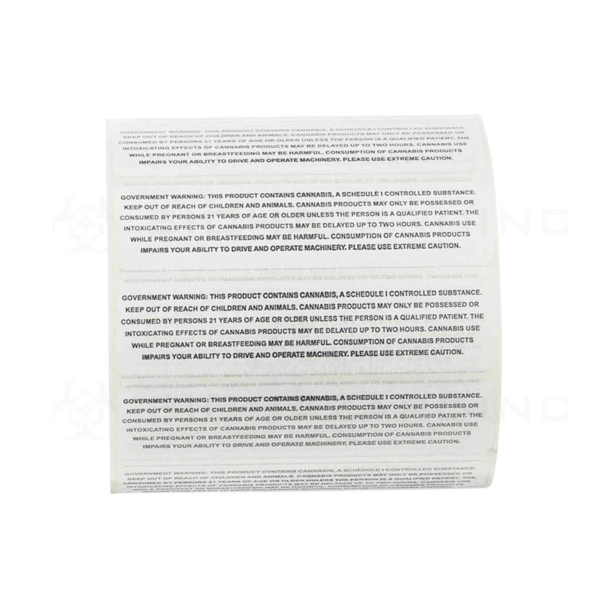 California | CA Government Warning Labels | 1" x 4" | 1000 Count Compliance Labels Biohazard Inc   