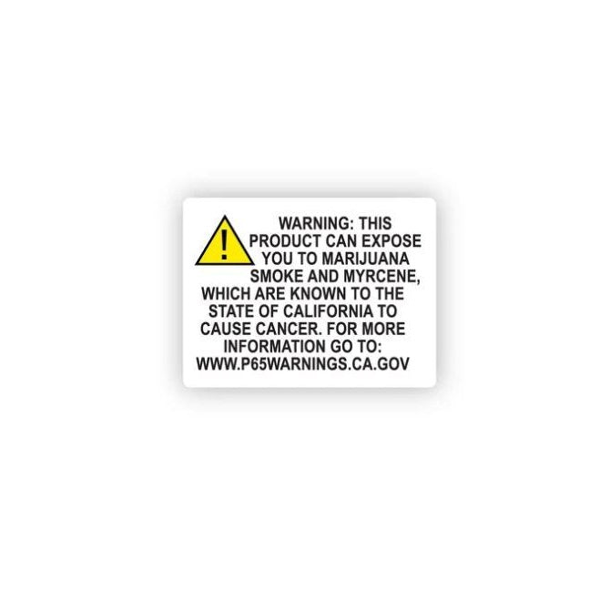 California | CA PROP 65 Warning Labels | 1.5" x 2" - 1000 Count Compliance Labels Biohazard Inc   