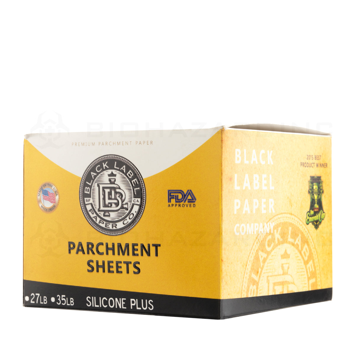 Black Label Parchment Paper | 4" x 4" 27 LBS+ | 1000 Count Parchment Paper Black Label   