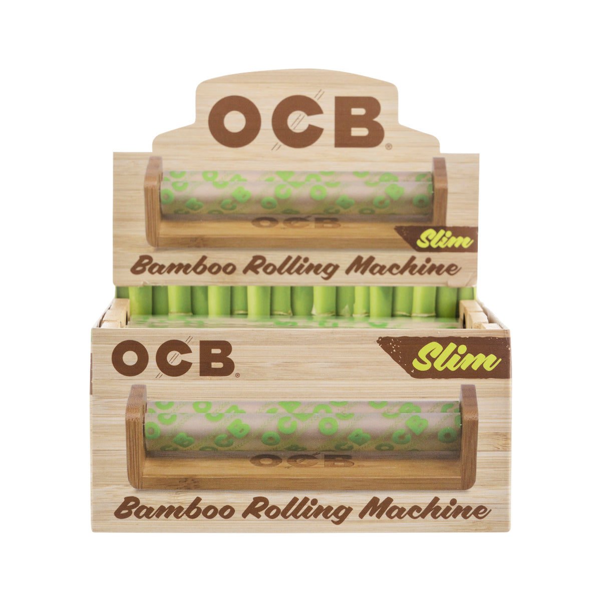 OCB® | Bamboo Rolling Machine King Slim Size | 110mm - 6 Count Rolling Machine OCB   