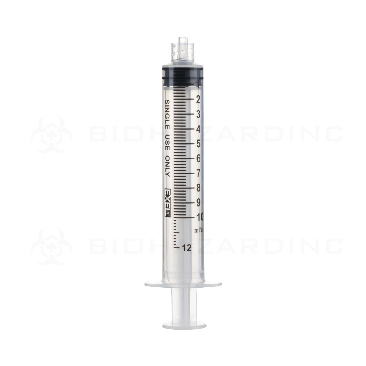 Luer Lock | Concentrate Plastic Syringe | 10ml - 1ml Increments - 100 Count Syringe Biohazard Inc   
