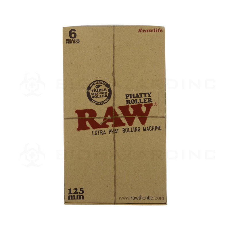 RAW® | 'Retail Display' Rolling Machine Phatty Size | 125mm - 6 Count Rolling Machine Raw   