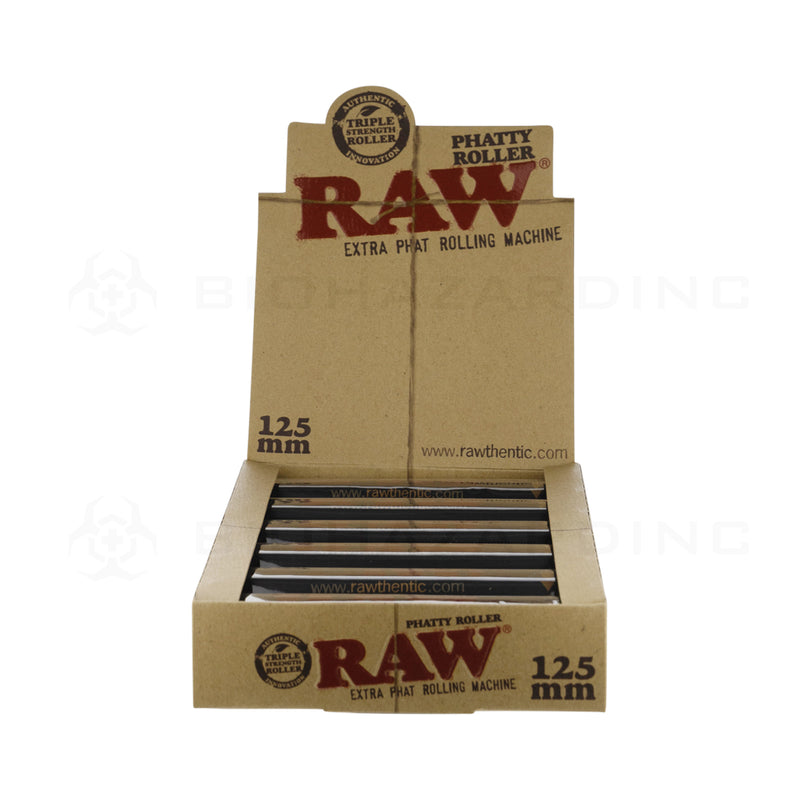RAW® | 'Retail Display' Rolling Machine Phatty Size | 125mm - 6 Count Rolling Machine Raw   
