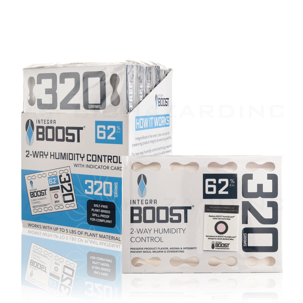 Integra™ | Boost Wholesale Large Humidity Packs | 62% - 5 Count - Various Weight Humidity Pack Integra 320 Grams  
