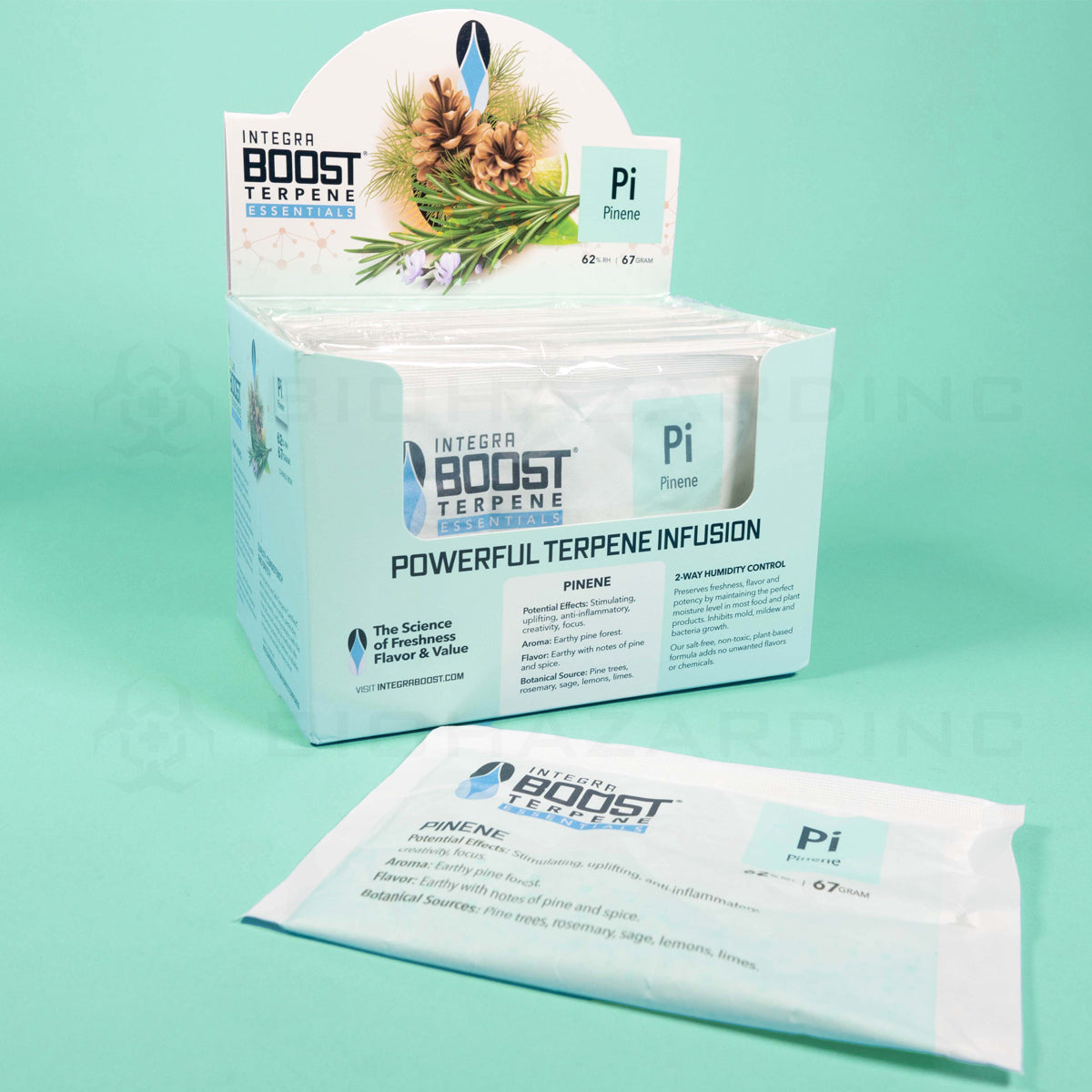 Integra™ | Boost Wholesale Large Terpene Humidity Packs  | 67 Grams - 62% - 12 Count - Various Terpenes Humidity Pack Integra   