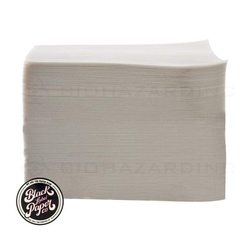 Black Label Co. Parchment Paper Sheets, Bleached 4 x 4 35lb