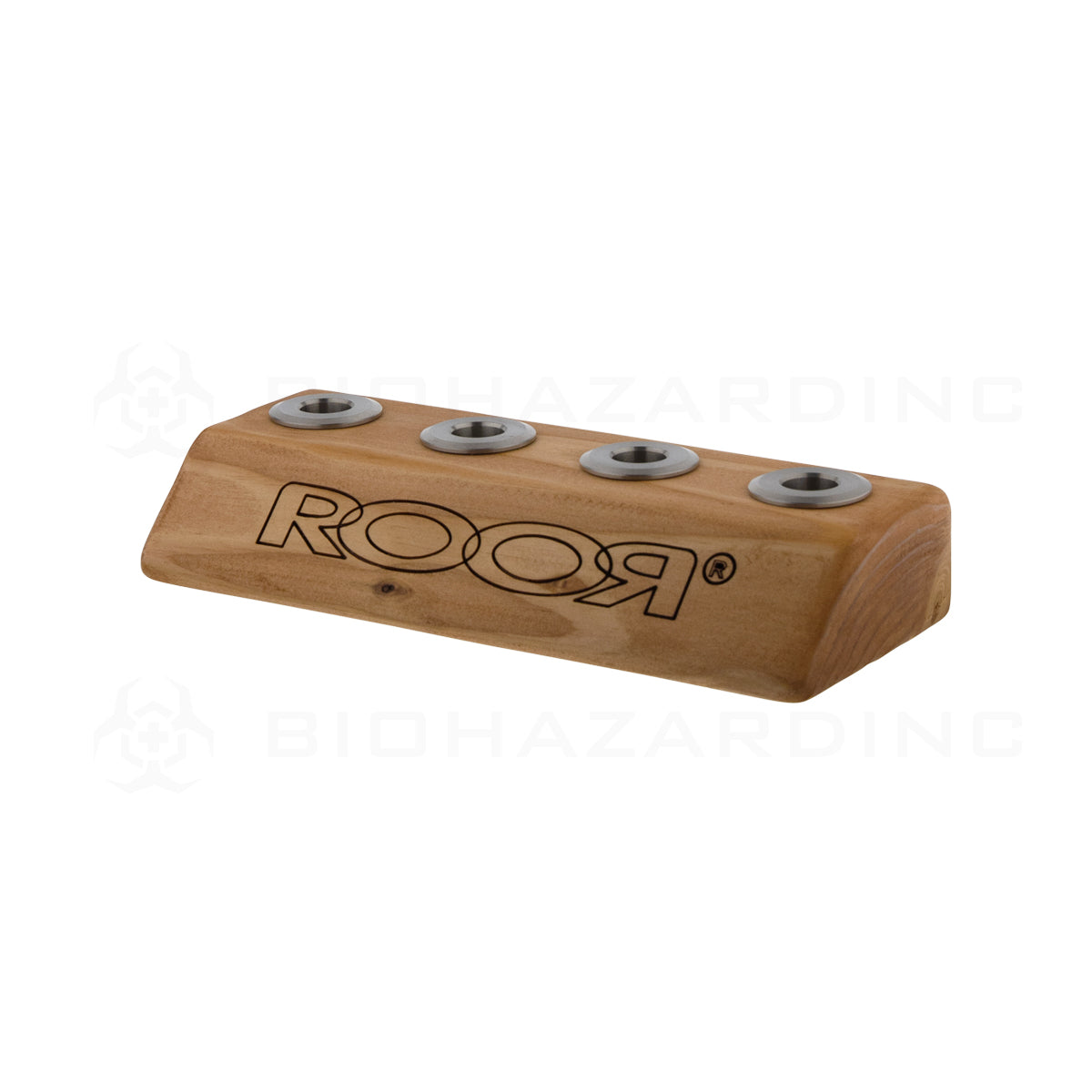 RooR® | Wooden Bowl Holder | 14mm - 4 Holder - Light Wood  Roor   