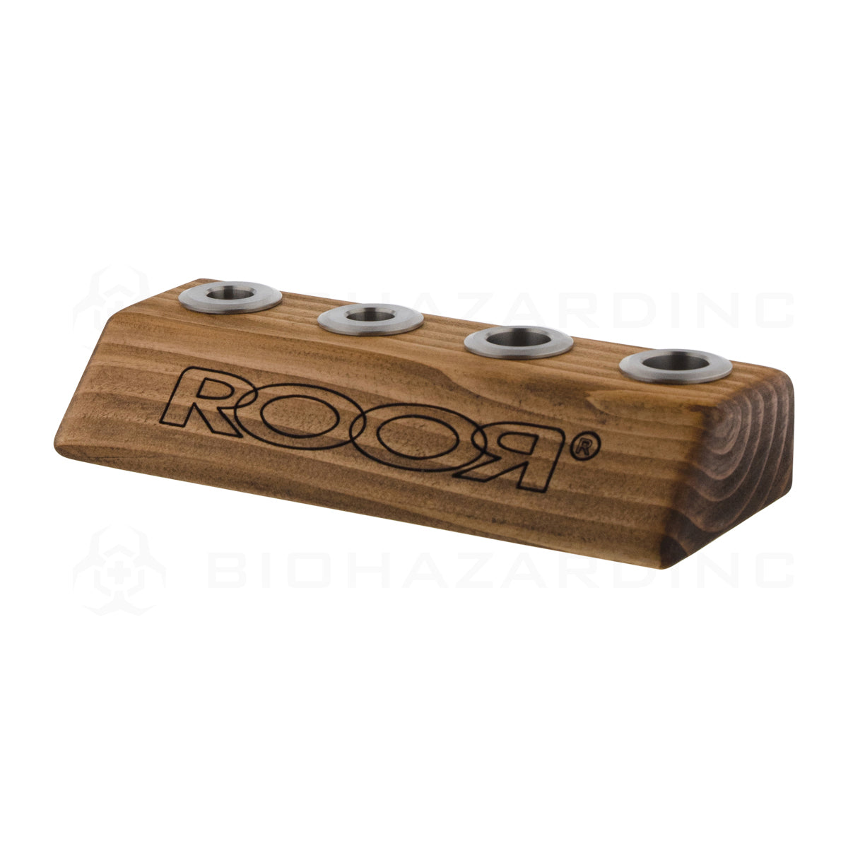 RooR® | Wooden Bowl Holder | 14mm/19mm - 4 Holder - Dark Wood  Roor   