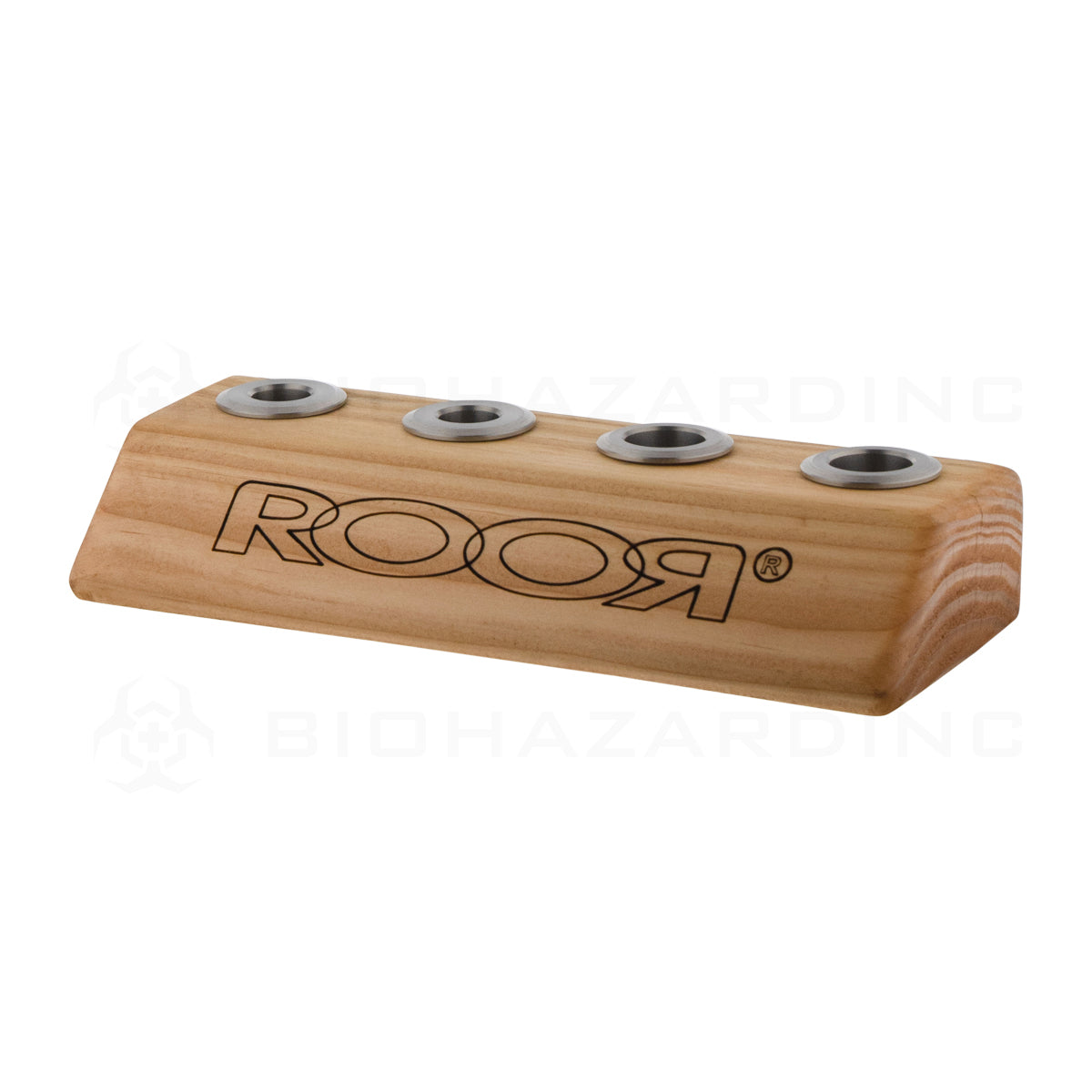 RooR® | Wooden Bowl Holder | 14mm/19mm - 4 Holder - Light Wood  Roor   