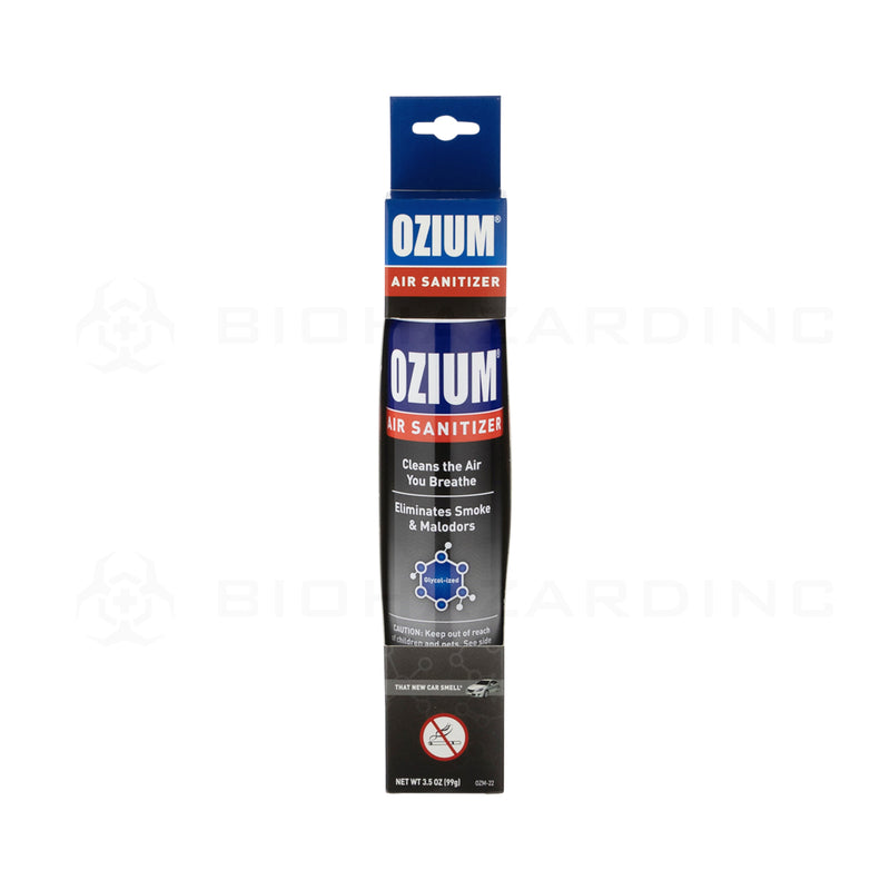 OZIUM® | New Car Scent Air Sanitizer - Various Sizes Air Freshener Biohazard Inc   