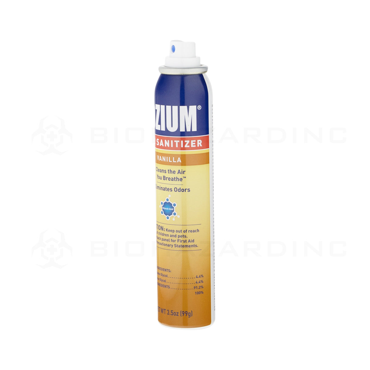 OZIUM® | Vanilla Scent Air Sanitizer - 3.5oz Air Freshener Biohazard Inc   