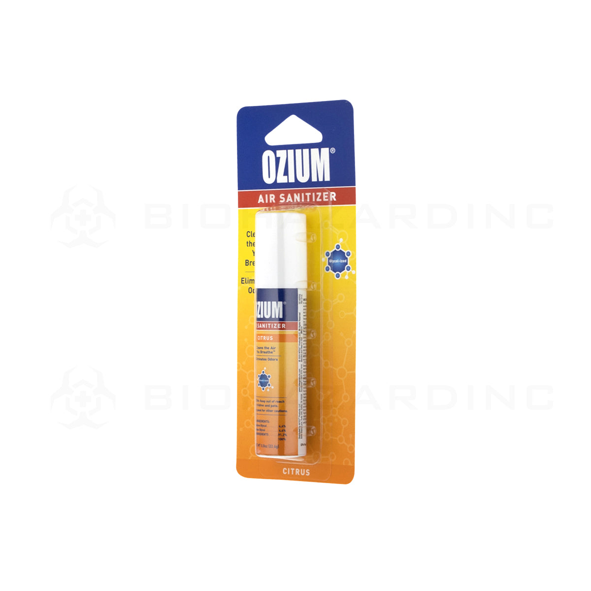 OZIUM® | Citrus Scent Air Sanitizer - 0.8oz Air Freshener Biohazard Inc   