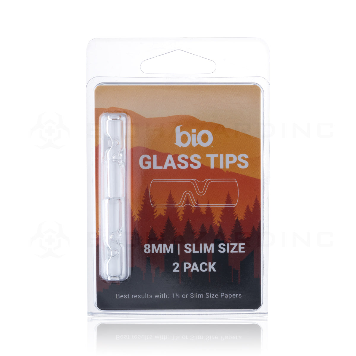 BIO Glass | 'Retail Display' 2 Poke Glass Tips | 100 Count - Various Sizes Glass Tips Biohazard Inc 8mm  