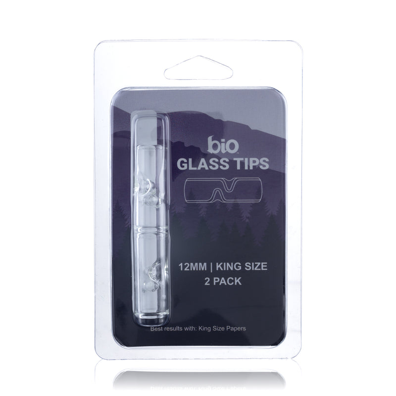 BIO Glass | 2 Poke Glass Tips 2-Pack | 10 Count - Various Sizes Glass Tips Bio Glass 12mm  