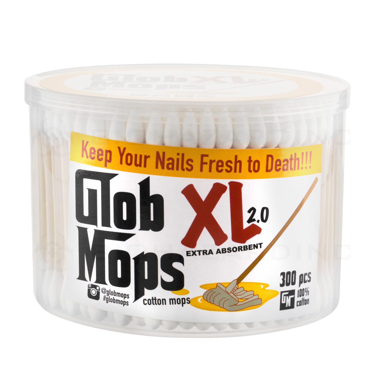 Glob Mops | Cotton Swabs X-Large - 300 Count Cotton Swabs Biohazard Inc   
