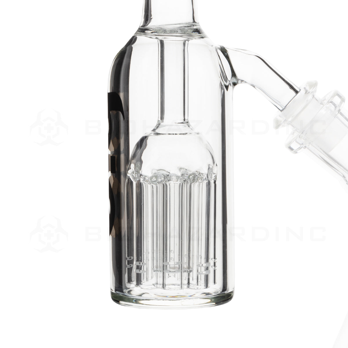 BIO Glass | 6-Arm Tree Percolator Ashcatcher - Silver | 5.5" - 14/14 Joint - 45° Ash Catcher Bio Glass   