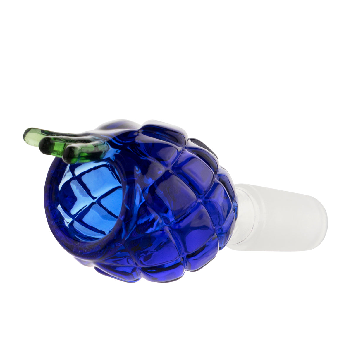 Novelty | Pineapple Bowl | 14mm - Blue Glass Bowl Biohazard Inc   