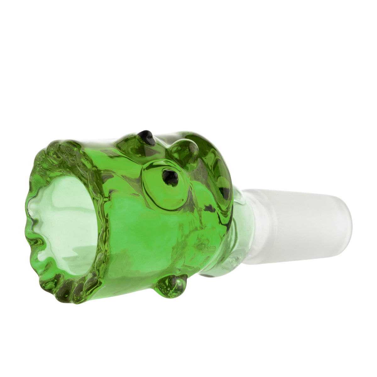 Novelty | Cartoon Face Bowl | 14mm - Green Glass Bowl Biohazard Inc   