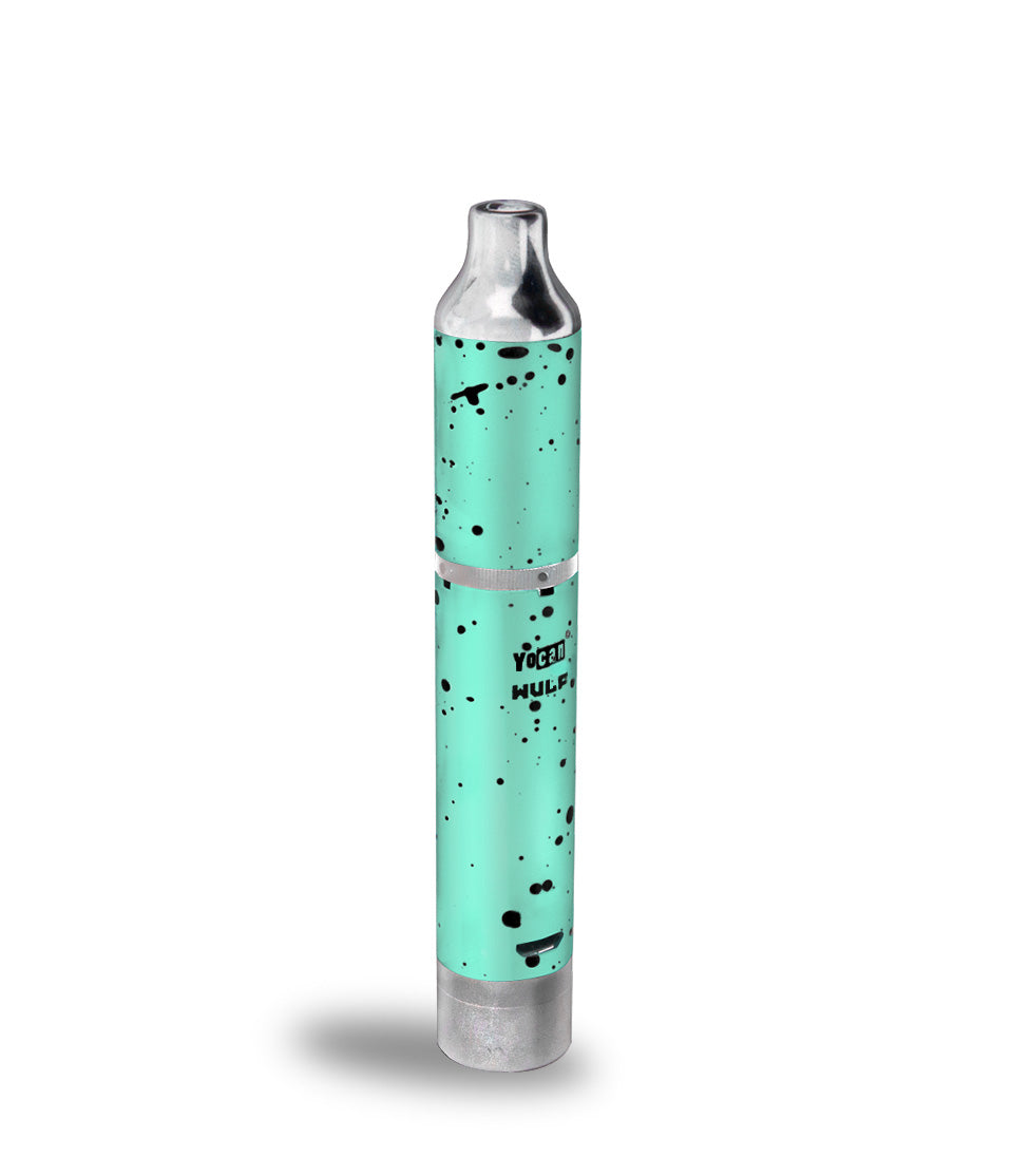 Yocan x Wulf Vape Pen | Evolve Plus Rechargeable Vaporizer in Various Colors | 1100mAh Vape Pen Biohazard Inc Teal - Black Spatter  