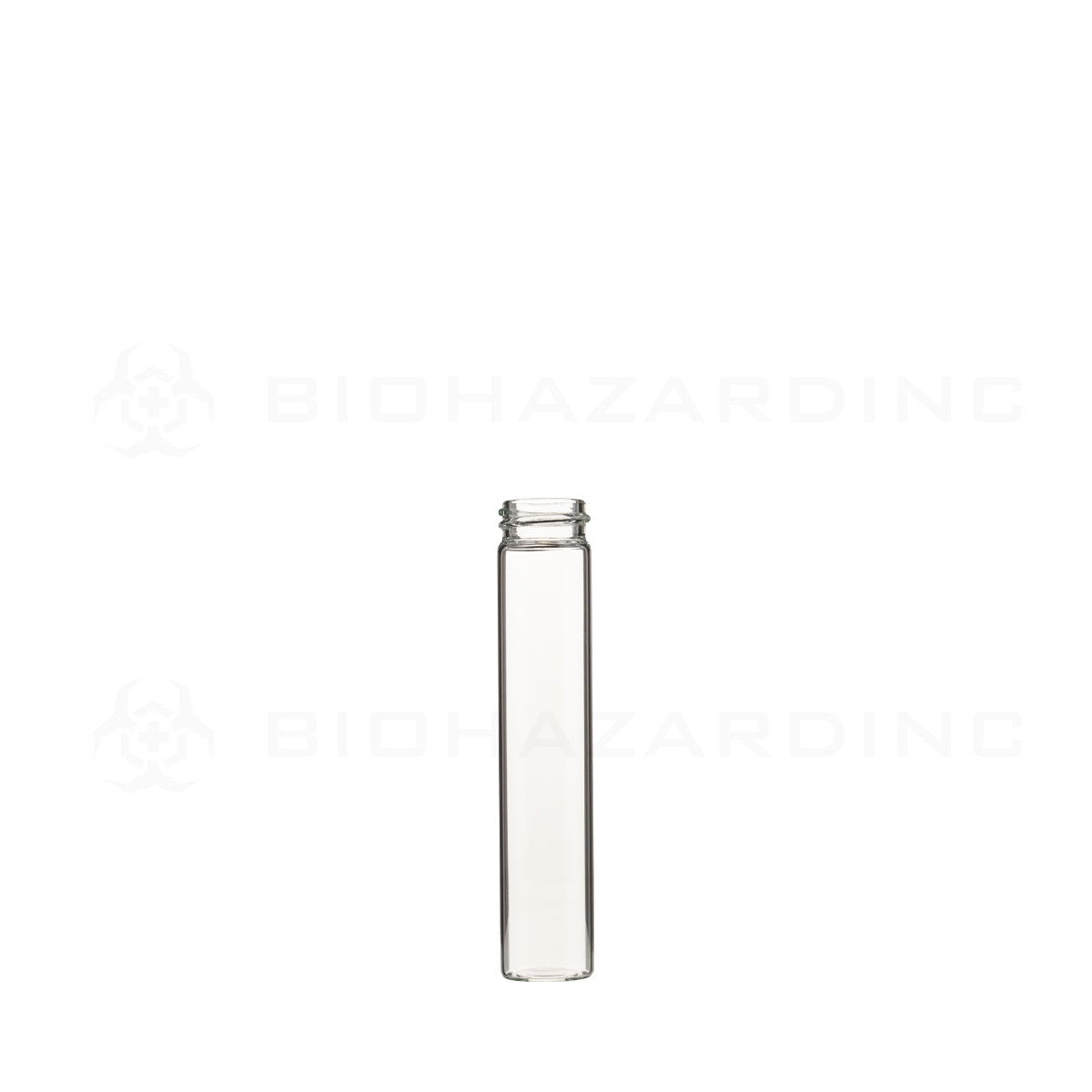 Glass Vial | Clear Glass Pre-Roll Tube | 22mm - 110mm - 203 Count Glass Vial Biohazard Inc   