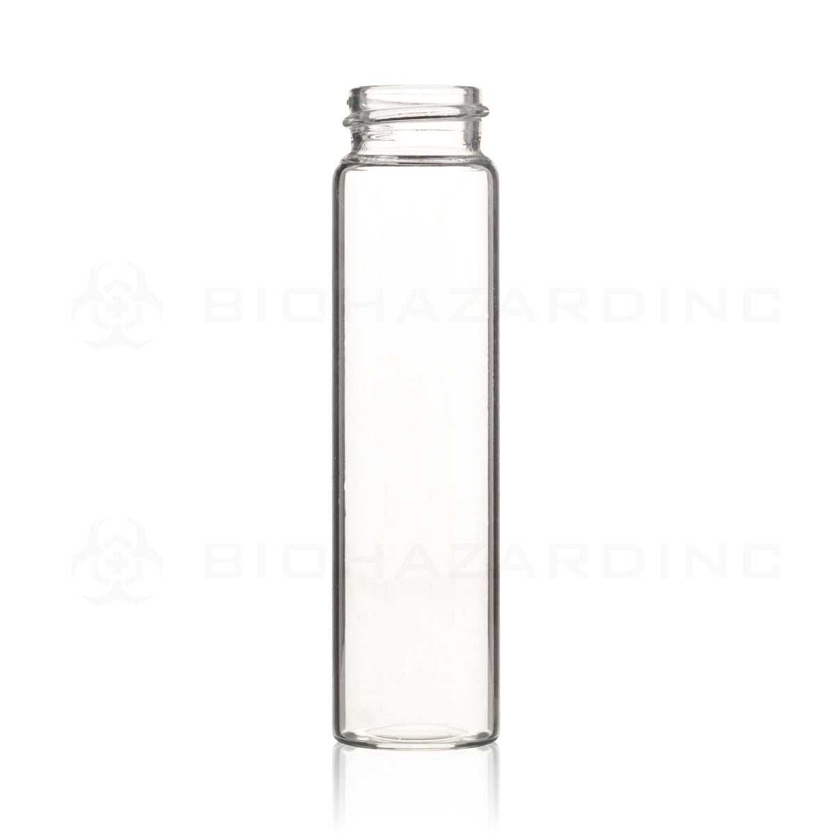 Glass Vial | Clear Glass Pre-Roll Tube | 22mm - 95mm - 169 Count Glass Vial Biohazard Inc   