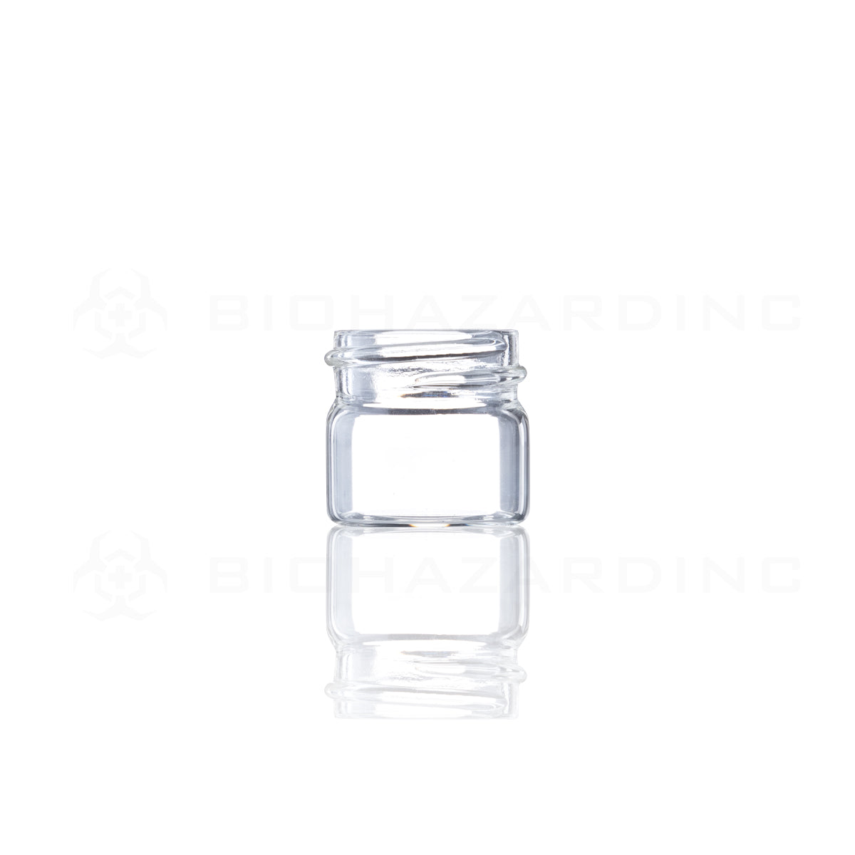 Concentrate Containers | Concentrate Glass Jar - Clear | 24mm - 5mL - 144 Count  Biohazard Inc   
