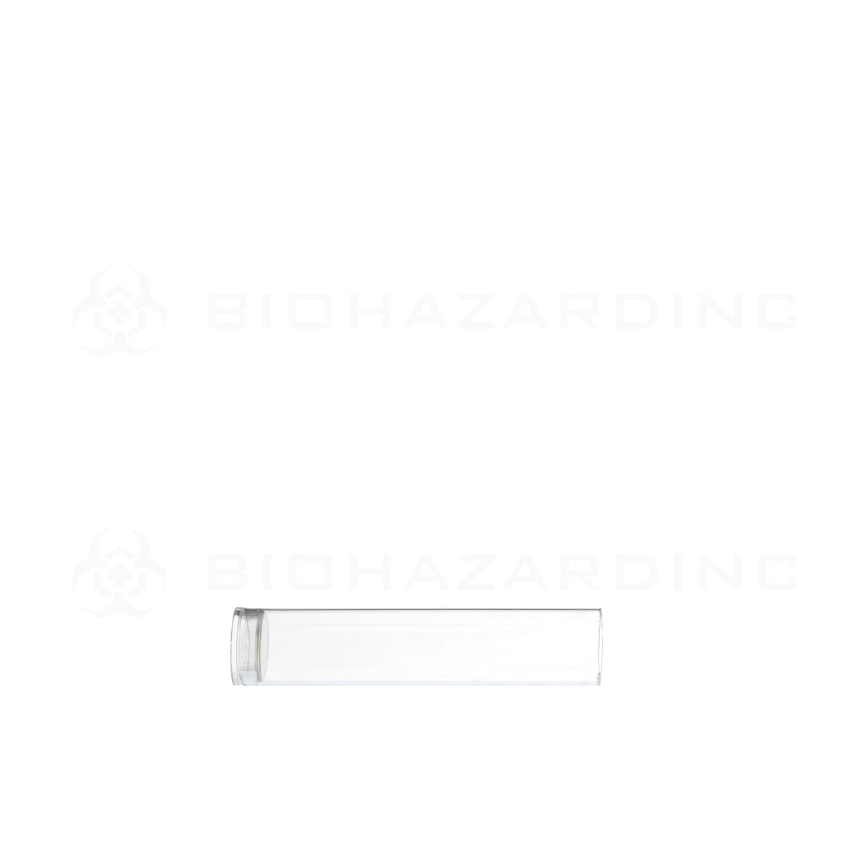Cartridge Tube | Clear Vape Cartridge Tube w/ White Cap | .5mL - 500 Count Storage Tube Biohazard Inc   
