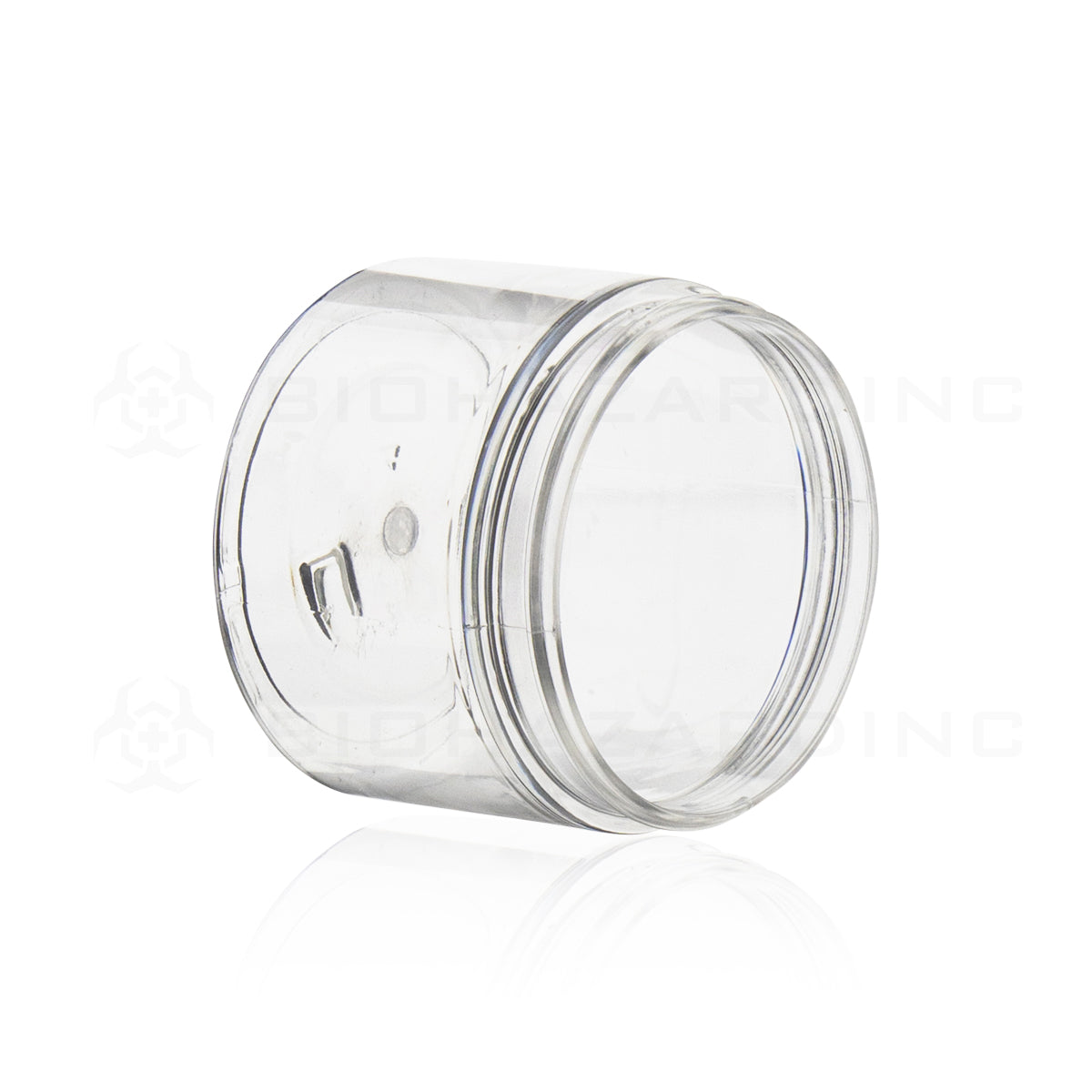 Plastic Jar | Straight Sided Plastic Jars - Clear | 70mm - 6oz - 400 Count Plastic Jar Biohazard Inc   