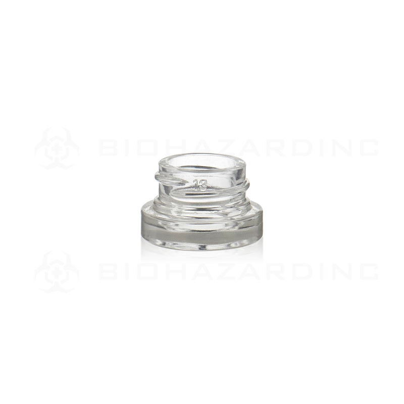 Concentrate Containers | Glass Concentrate Jars - Clear | 28mm - 5mL - 126 Count Concentrate Container Biohazard Inc   