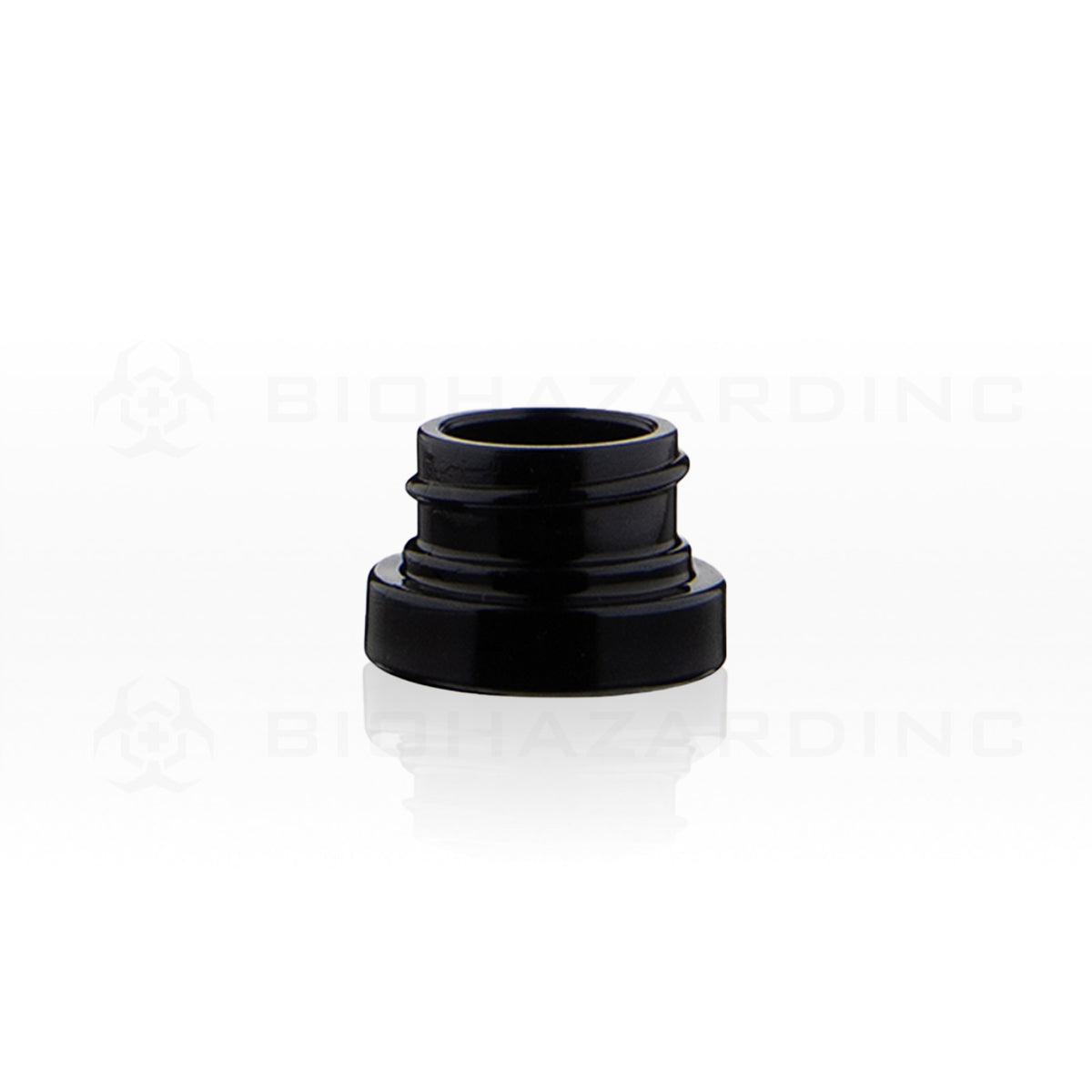 Concentrate Containers | Glass Concentrate Jars - Glossy Black | 28mm - 5mL - 264 Count Concentrate Container Biohazard Inc   