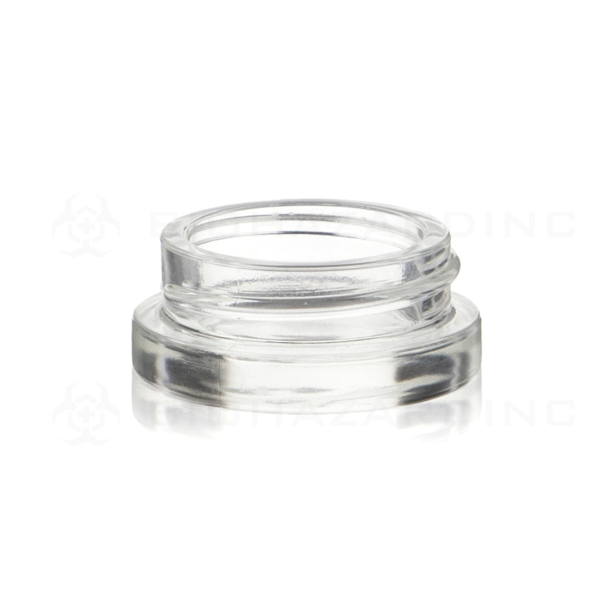 Concentrate Containers | Glass Concentrate Jars - Clear | 38mm - 7mL - 96 Count Concentrate Container Biohazard Inc   
