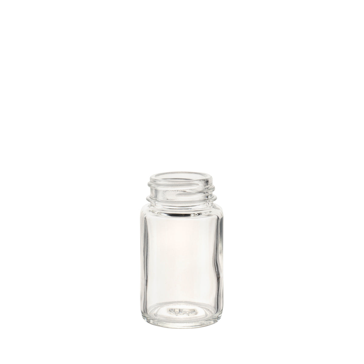 Glass Bottle | Glass Pre-Roll Bottle | 33mm - Clear - 216 Count