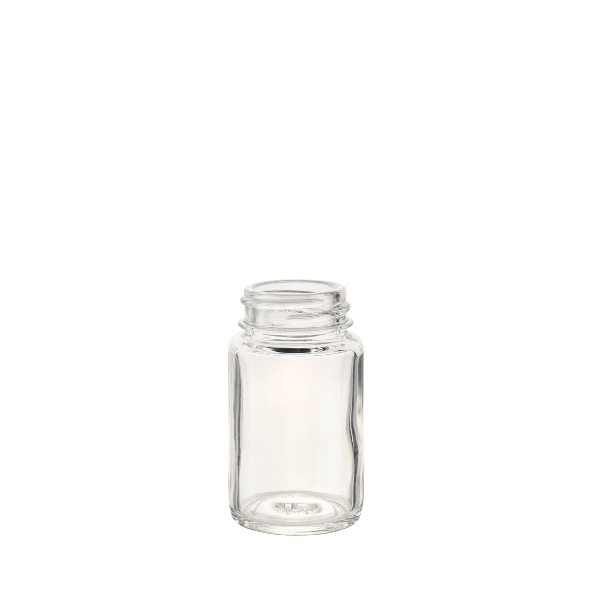 Glass Bottle | Glass Pre-Roll Bottle | 33mm - Clear - 216 Count Glass bottles Biohazard Inc   
