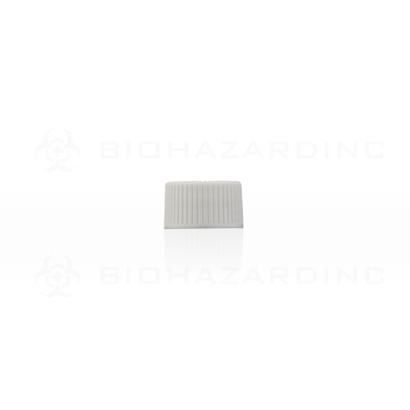 Plastic Cap | Polypropylene Plastic Caps | 15mm - White - 371 Count Cap Biohazard Inc   