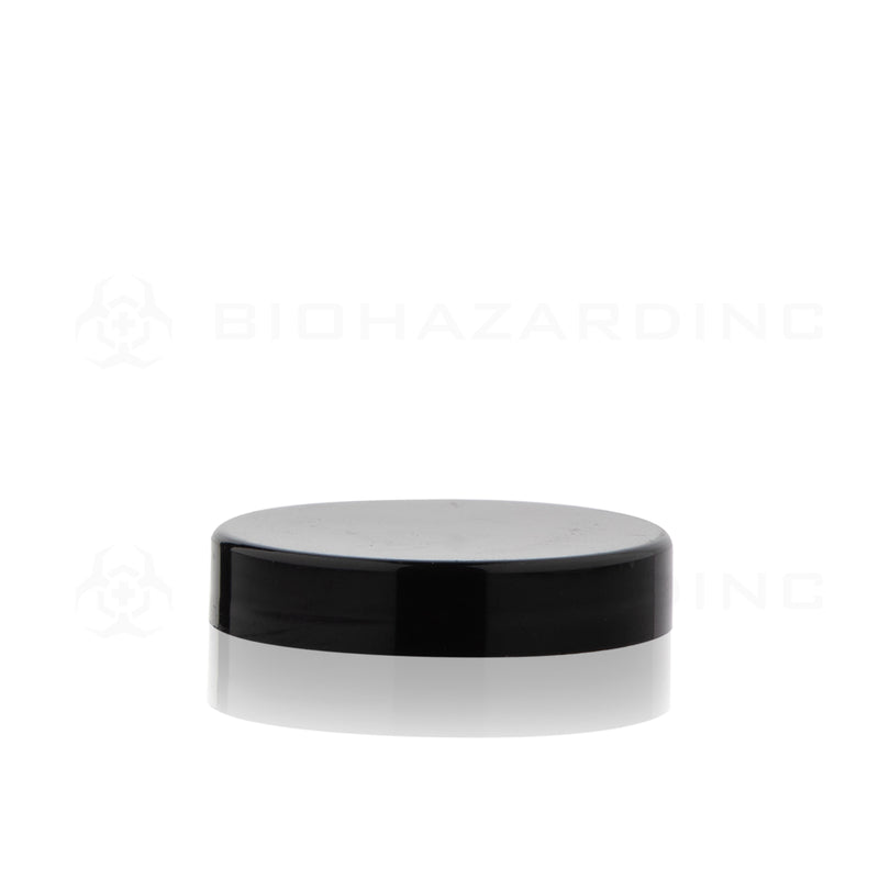 Plastic Cap | Plastic Cap | 43mm - Gloss Black Cap Biohazard Inc   