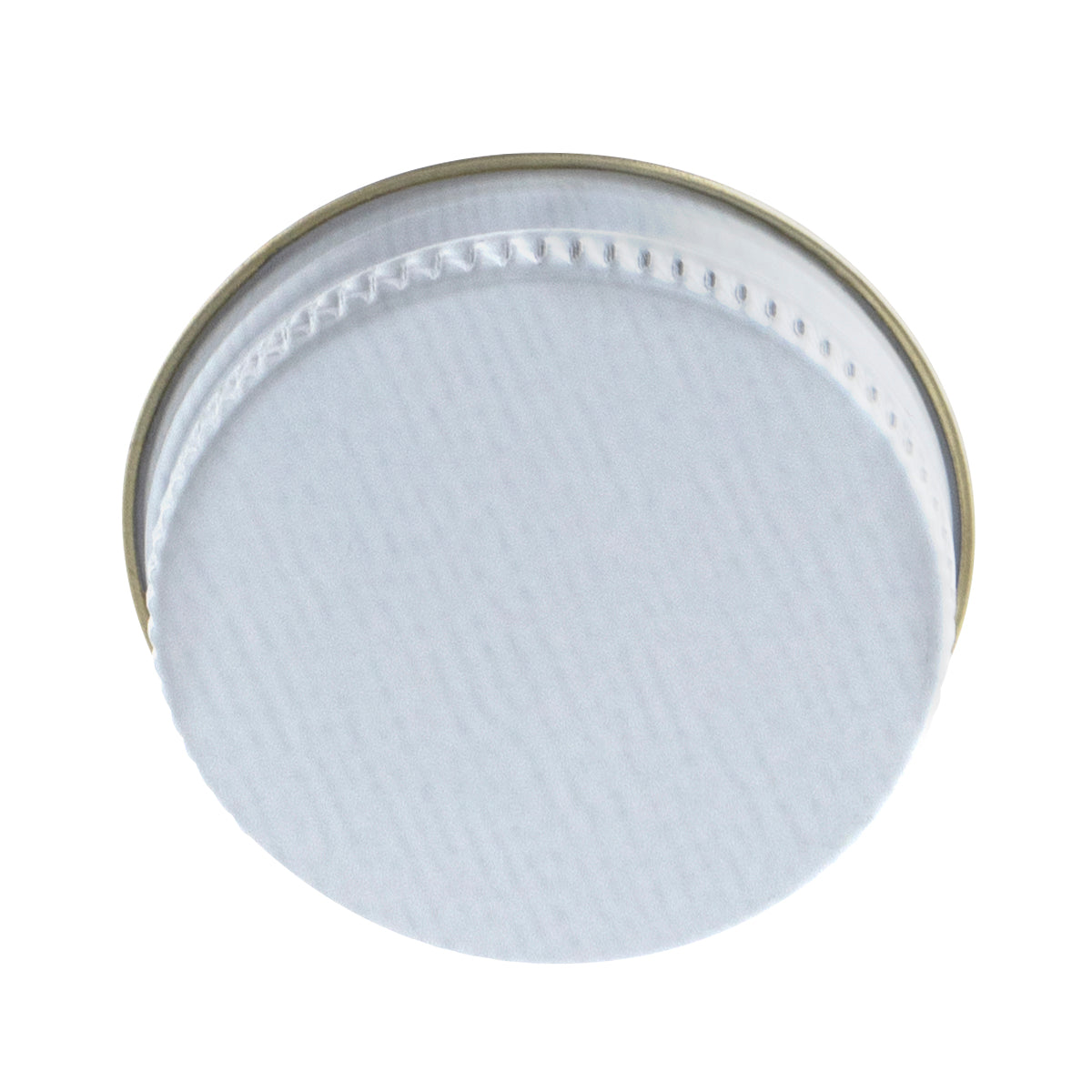 Metal Cap | Lid w/ Plastisol Liner | 43mm - White Cap Biohazard Inc   